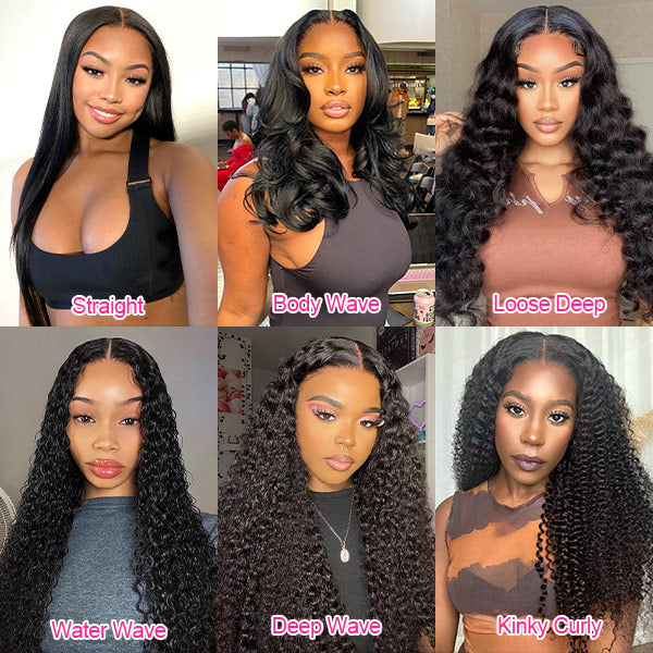 Real Glueless 4x6 HD Lace Curly Hair Wigs Wear and Go Wigs 180% Density