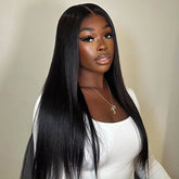 [Clearance Sale] Bleached Knots Lace Pre-cut Glueless Wear Go Wigs Straight Hair 7x5 HD Lace Wigs 180% Density - reshine