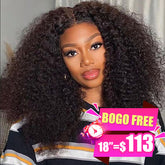 BOGO Deal Afro Curly Wear Go Glueless Wigs Pre-cut 4x6 Pre-cut Lace Wigs