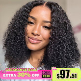 [Clearance Sale]4x6 Lace Pre-cut Glueless Wear Go Wigs Kinky Curly Hair Wigs HD Lace Closure Wig