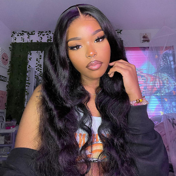 [Clearence Sale]4X6 Body Wave 100%Human hair  Pre-cut HD Lace Wear And Go Glueless Wigs - reshine