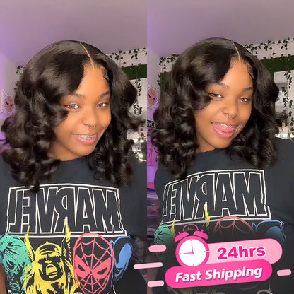 [24Hrs Fast Shipping] Ocean Wave Wear Go Guleless Wigs Pre-cut HD Lace Wig Natural Hairline - reshine