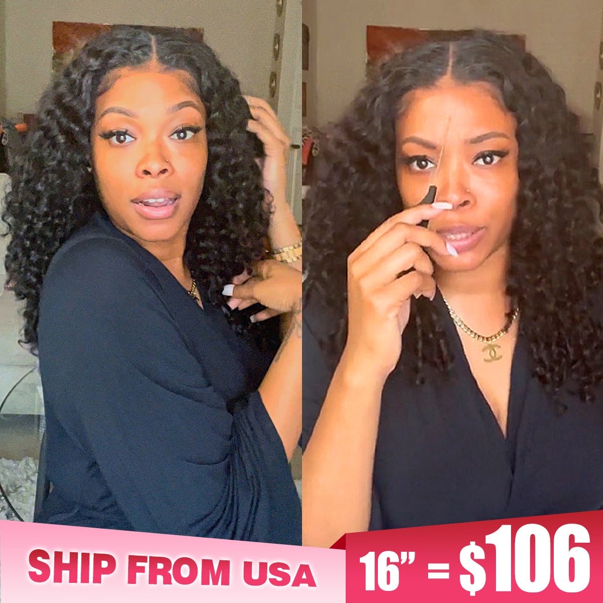 [24Hrs Fast Shipping] Short Bob Deep Wave Glueless Wear Go Wigs 4x6 Pre-cut HD Lace Closure Wigs - reshine