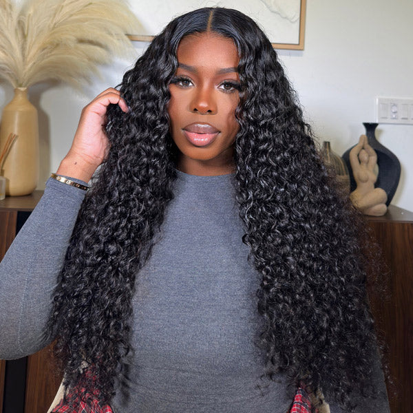 [Valentine's day] Water Wave Wear Go Wigs 180% Density Pre-cut 4x6 HD Lace Glueless Wigs - reshine