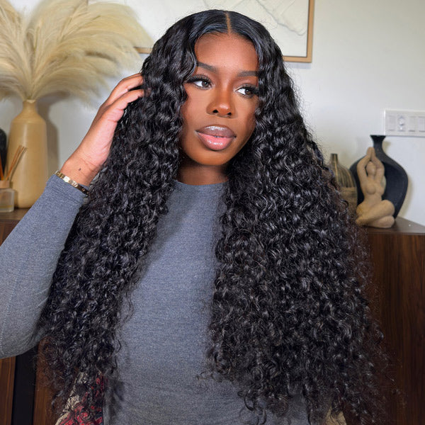 [Valentine's day] Water Wave Wear Go Wigs 180% Density Pre-cut 4x6 HD Lace Glueless Wigs - reshine