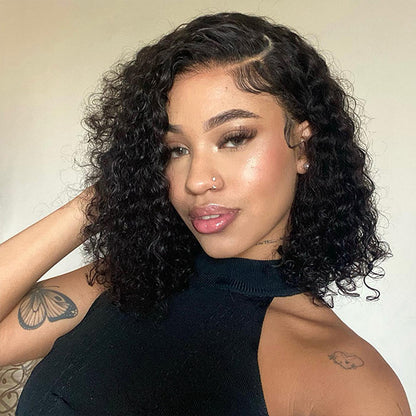 [Clearence Sale] 4X6 Water wave 100%real human hair for black women,Mini Konts Wear go glueless wigs - reshine