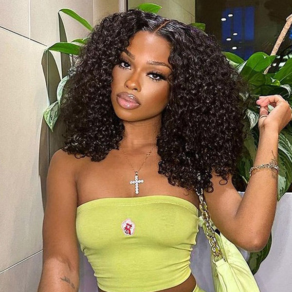 [Clearence Sale] 4X6 Water wave 100%real human hair for black women,Mini Konts Wear go glueless wigs - reshine