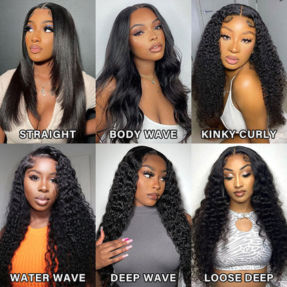 Lace Cut Wear Go Human Hair Wigs Glueless Straight Lace Closure Wigs 3D Dome Cap - reshine