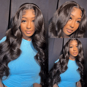 Bleached Knots Body Wave Human Hair Wigs Pre Cut 7x5 HD Lace Glueless Wear Go Wigs