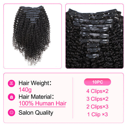 Straight Clip In Hair Extensions 7&10 Pieces/Set Remy Hair For Women - reshine