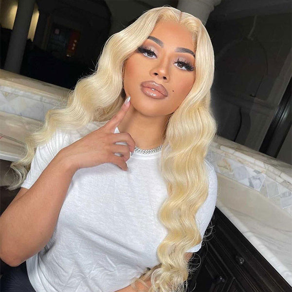 613 Honey Blonde Body Wave Wear Go Wigs Ready To Wear Glueless Wigs Pre-cut HD Lace - reshine