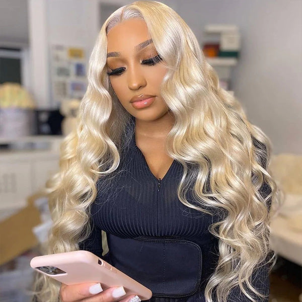 613 Honey Blonde Body Wave Wear Go Wigs Ready To Wear Glueless Wigs Pre-cut HD Lace - reshine