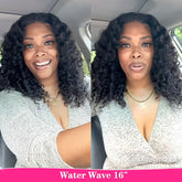 Lynee Same Water Wave Bob Wear Go Wigs Pre-cut HD Lace Ready To Wear Glueless Wig - reshine