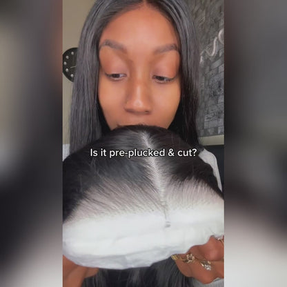 Lynee Same Undetectable Glueless Human Hair Wigs Short Bob Wear Go Wig 7x5 HD Lace Wigs