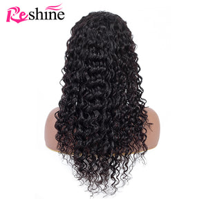 Deep Wave 360 Lace Frontal Wig 10-24 Inch Deep Wave Wig Pre Plucked With Baby Hair - reshine
