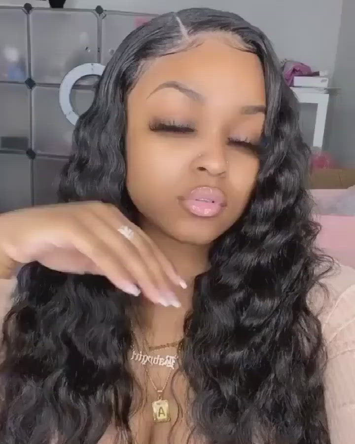 loose deep wave hair lace frontal wigs