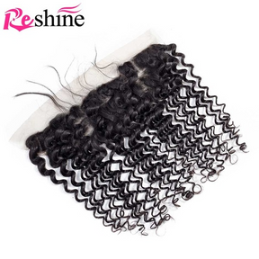 Reshine Hair Water Wave Bundle With Frontal Affordable 13x4 Frontal Closure With Bundles - reshine