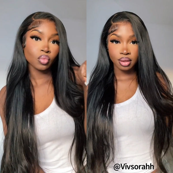 Vivsorahh Recommend Straight Human Hair Wigs 28inches Straight Wig HD Lace Wigs - reshine