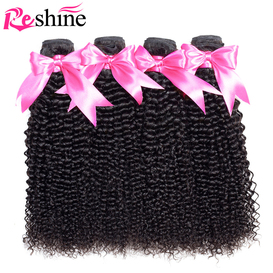 Peruvian Kinky Curly Hair 4 Bundles Image 2