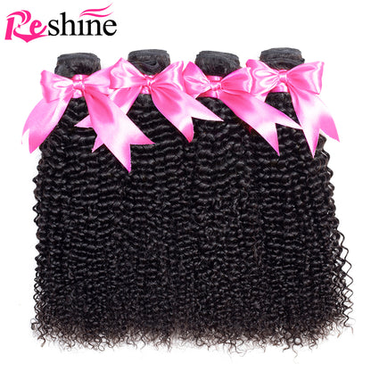Peruvian Kinky Curly Hair 4 Bundles Image 2