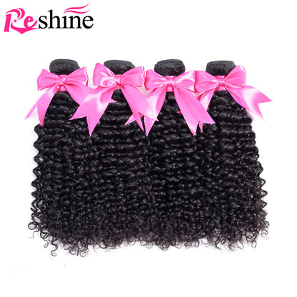 Peruvian water curly hair 4 bundles image 3