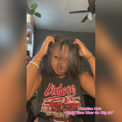 Brownskinmami1 Recommend Body Wave Glueless Human Hair Wig Swiss HD Lace Closure Wig