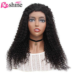 4x4 lace closure wig kinky curly human hair wigs