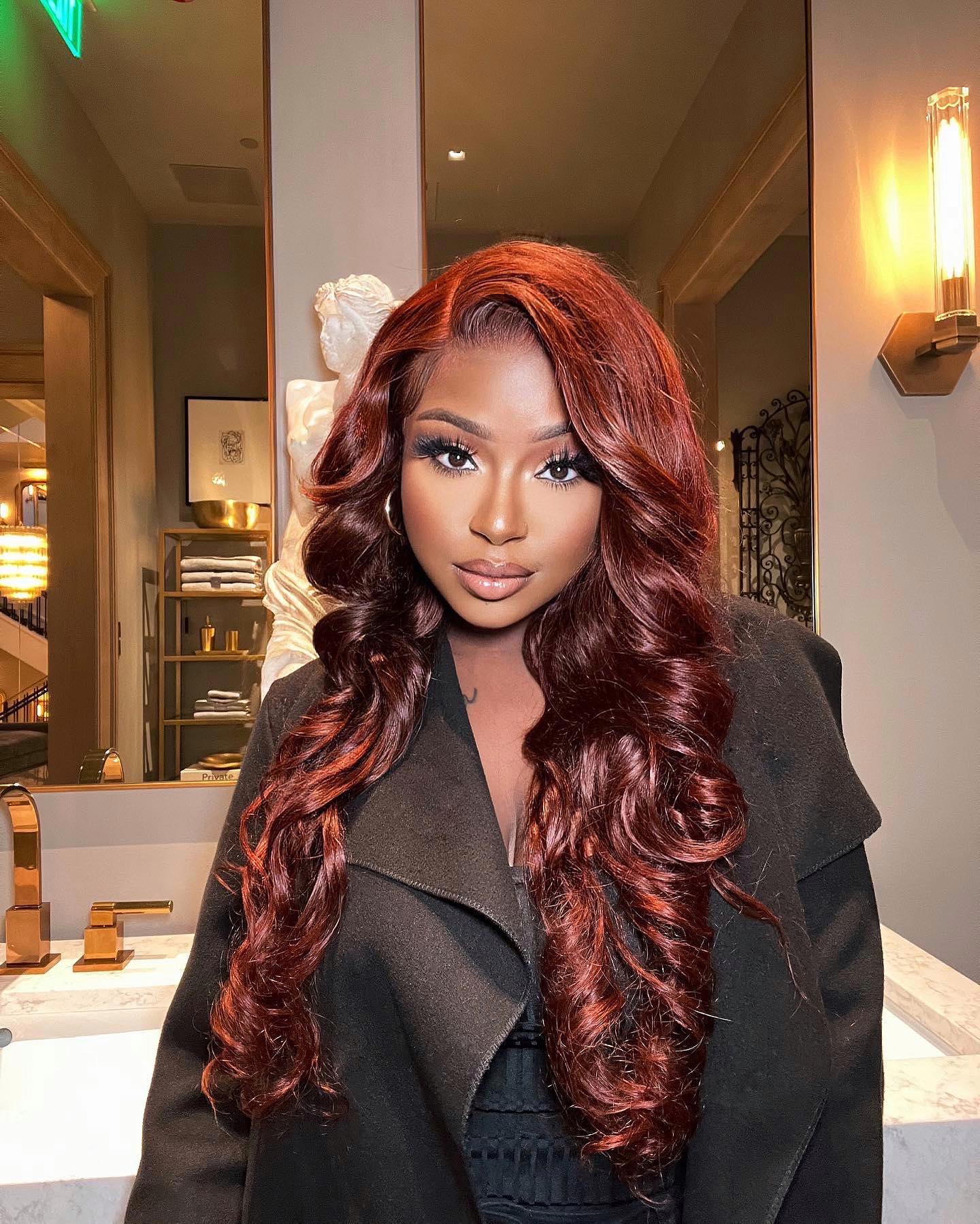 [New] Reshine Hair 33 Bronze Brown Blonde Body Wave Lace Front Wigs For Women Chocolate Brown Colored Hair Wig - reshine