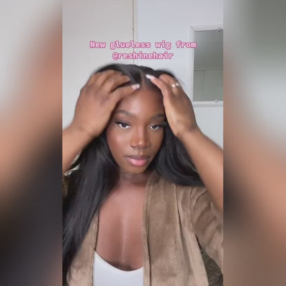 Kedlynedjedje Recommend Straight Glueless Human Hair Wigs Ready To Wear Wigs 26inch