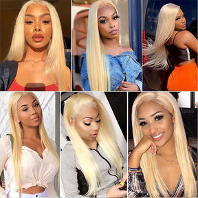 blonde color lace wigs can be dyed