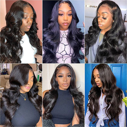 body wave human hair wigs