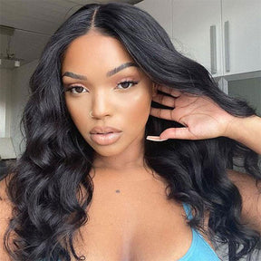 Body wave t part wig