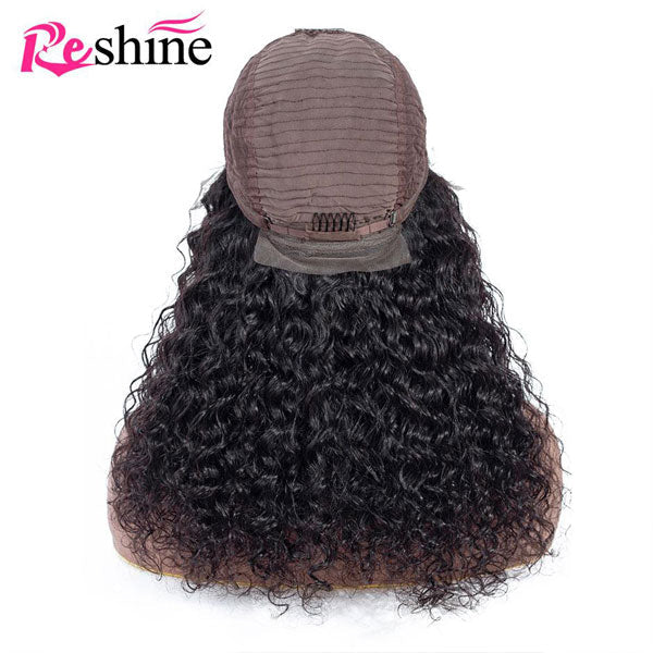 cheap human hair wigs water wave hair lace front wigs 