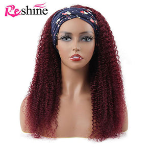 reshine hair human hair wigs for black women headband wig