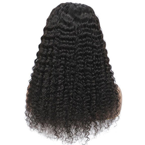 t part wig deep wave curly hair wigs for sale