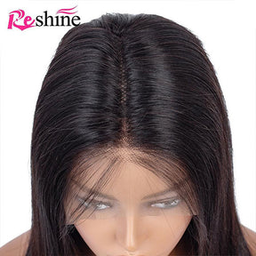 deep part lace wigs straight human hair