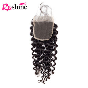 deep wave 4x4 lace closure with baby hair