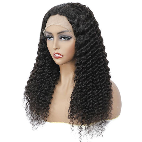 reshine hair deep wave human hair wigs t part lace wigs cheap wig