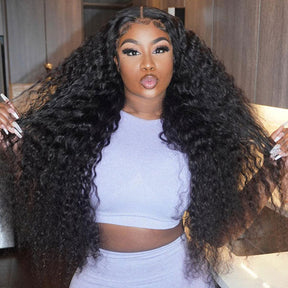 Deep Wave Lace Front Wigs For Black Women