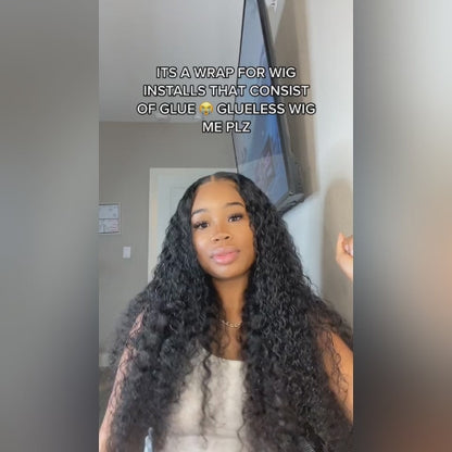 Iammackli Recommend Glueless Human Hair Wigs Water Wave HD Lace Closure Wig