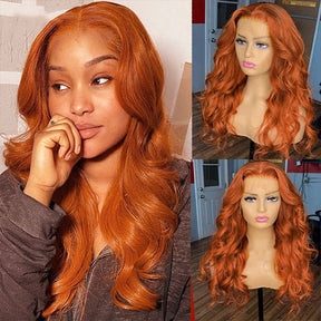 colored hair lace wigs body wave human hair wigs