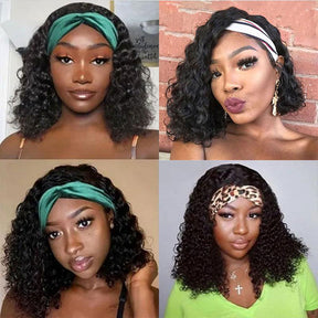 water wave hair half wigs for black women