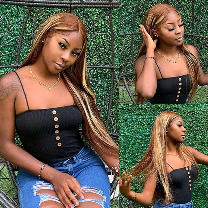 reshine hair ombre highlight human hair wigs