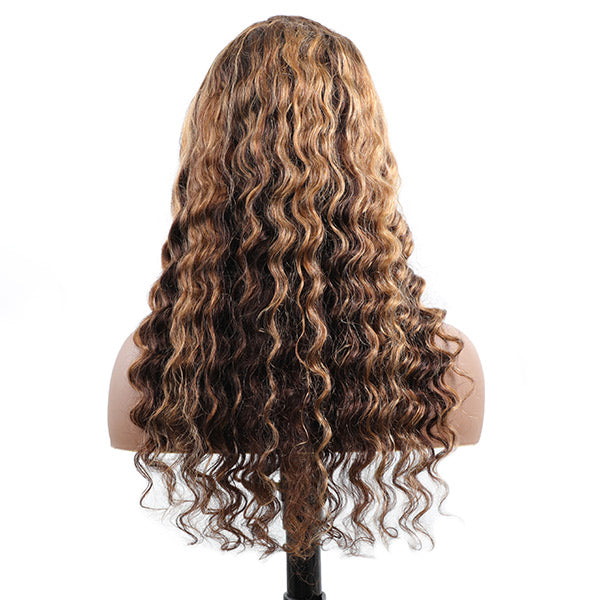 loose deep wave ombre color human hair wigs