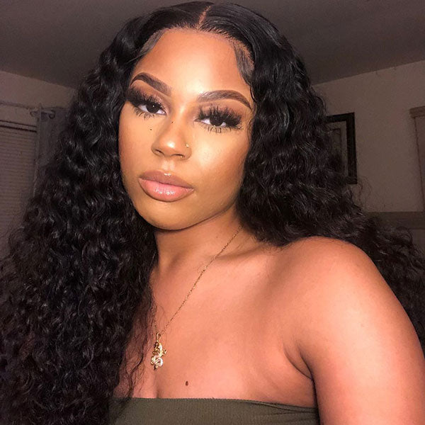 Reshine Hair Kinky Curly Hair Lace Front Wigs Virgin Human Hair Wigs Curly Hair HD Lace Wigs - reshine