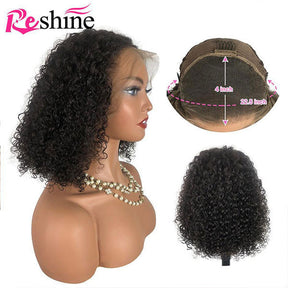 kinky curly lace wigs for black women lace closure wig