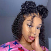 kinky curly hair lace wigs for black women