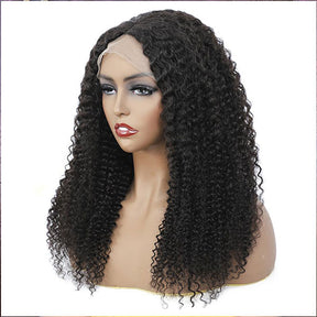kinky curly hair t part wigs for black women