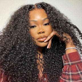 kinky curly lace front wigs