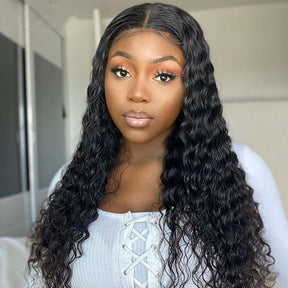 deep wave hair full lace wigs for black women